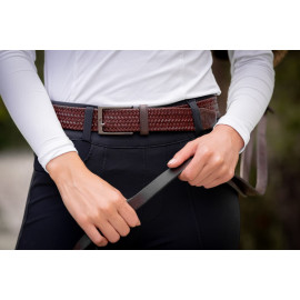 Unisex Leather Elastic Belt